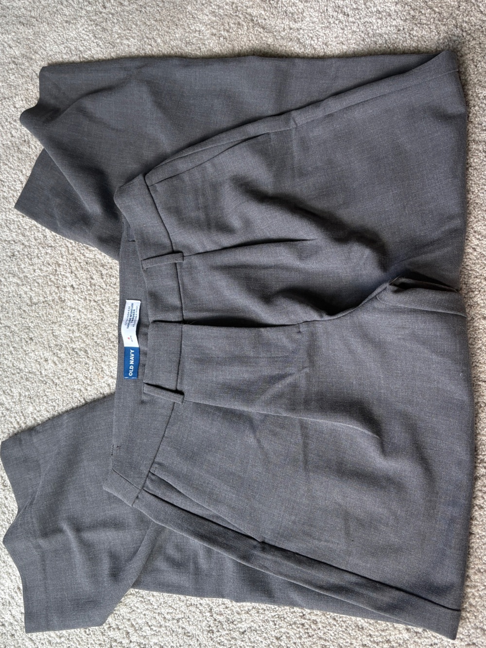 Old Navy Women's Gray Dress Trousers - Slim Straight